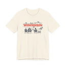 Wisconsin Après-ski T-Shirt - Vintage Mountain Graphic Tee-1