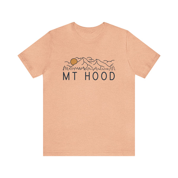 Mt Hood, Oregon T-Shirt - Retro Unisex Mt Hood Shirt