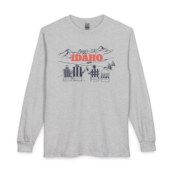 Idaho Après-ski Long Sleeve Shirt - Mountain Retro Skiing