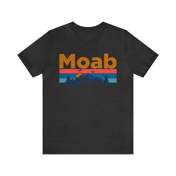 Moab, Utah Shirt - Mountain Sunset Unisex Moab T-Shirt