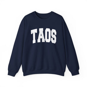 Buy navy Taos, New Mexico Sweatshirt - Unisex Graphic Crewneck