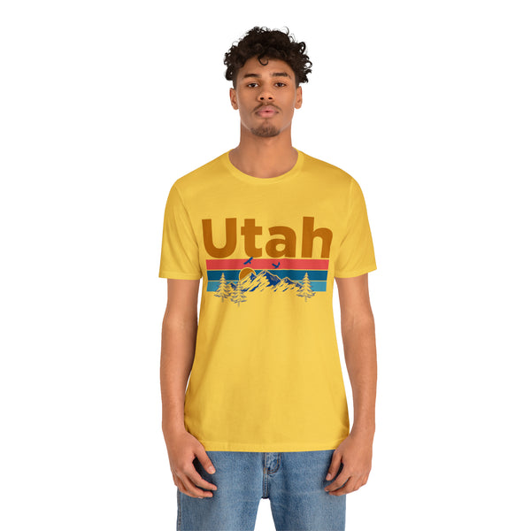 Utah T-Shirt - Mountain Sunset Unisex Utah Shirt