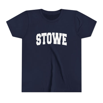 Buy navy Stowe, Vermont Youth Graphic Tee - Kids Stowe T Shirt