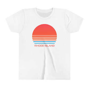 Rhode Island Youth Shirt - Retro 80s Rhode Island Kid's T-Shirt