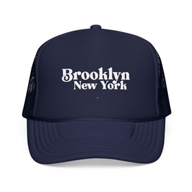 Brooklyn, New York Trucker Hat - Foam Brooklyn Cap