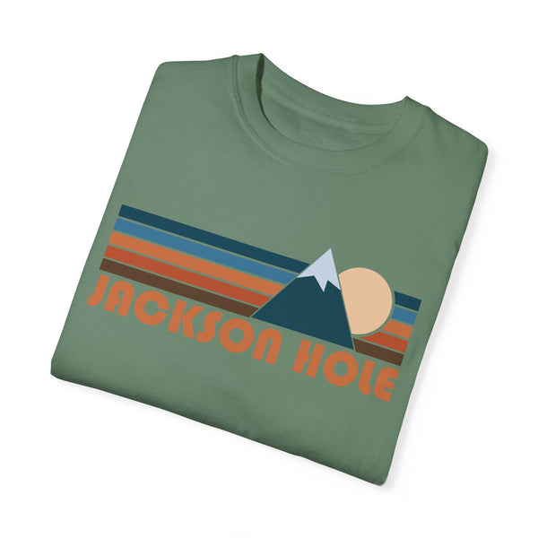 Jackson Hole, Wyoming Graphic Tee, Comfort Colors Retro Unisex Jackson Hole T shirt, Mountain Adventure Shirt