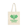 Ohio Cotton Canvas Pickleball Ohio Tote Bag