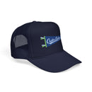 Crater Lake National Park Pennant Trucker Hat — Vintage Foam Mesh Cap-8