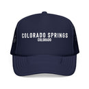 Colorado Springs, Colorado Trucker Hat - Foam Colorado Springs Cap-1