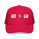 Atlanta, Georgia Retro Trucker Hat - Lightning Foam Cap-3
