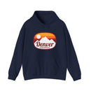 Denver, Colorado Hoodie - Retro Ombre Unisex Denver Hoodie Sweatshirt-1