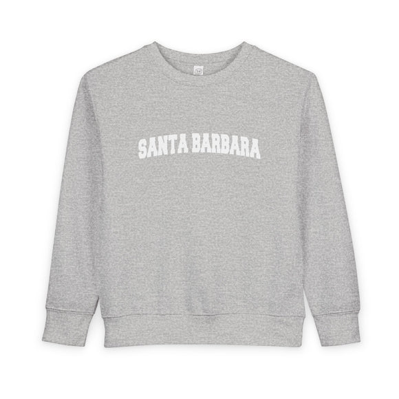 Santa Barbara, California Sweatshirt - Santa Barbara Toddler Crewneck Sweatshirt