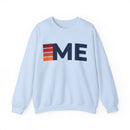 Maine Retro Sweatshirt | Retro Stripes Maine-4