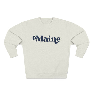 Buy oatmeal-heather Premium Maine Sweatshirt