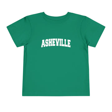 Asheville, North Carolina Toddler Graphic Tee - Kids Asheville Vacation T-Shirt