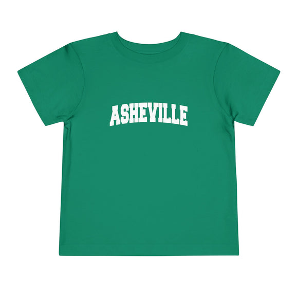 Asheville, North Carolina Toddler Graphic Tee - Kids Asheville Vacation T-Shirt
