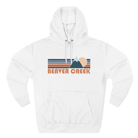 Beaver Creek, Colorado Hoodie - Retro Mountain Unisex Sweatshirt - 0