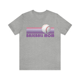 Baseball Mom T-Shirt - Retro Unisex Baseball Mom Shirt