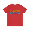 Aspen, Colorado Shirt - Mountain Sunset Unisex Aspen T-Shirt