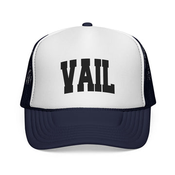 Buy dark-navy Vail, Colorado Collegiate Style Trucker Hat