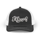 Illinois Snapback Trucker Cap - Embroidered Illinois Hat-2