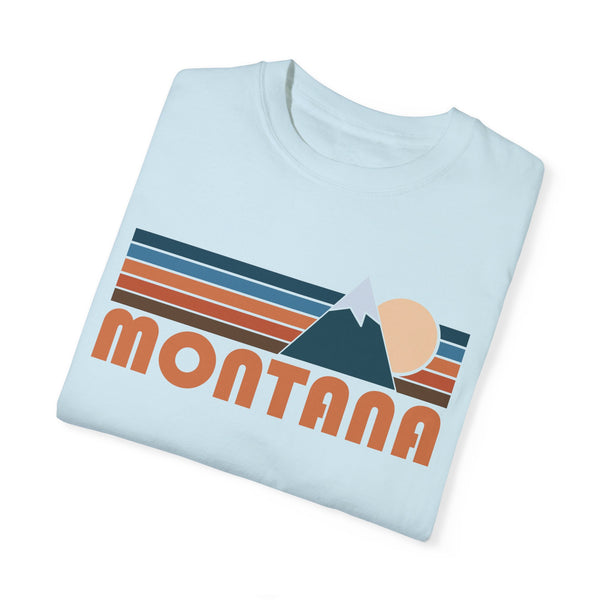 Montana Graphic Tee, Comfort Colors Retro Unisex T shirt, Mountain Adventure Shirt