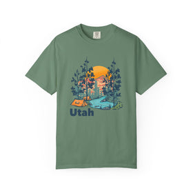 Buy light-green Utah Graphic Tee, Comfort Colors Retro Unisex T shirt