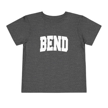 Buy dark-heather-grey Bend, Oregon Toddler Graphic Tee - Kids Bend Vacation Shirt