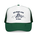 Big Bear Lake, California Ski Babe Trucker Hat — Foam Mesh Cap-3