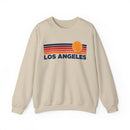 Los Angeles, California Sweatshirt Retro Sun Unisex - Los Angeles Vintage Inspired Warm Pullover Jumper-2