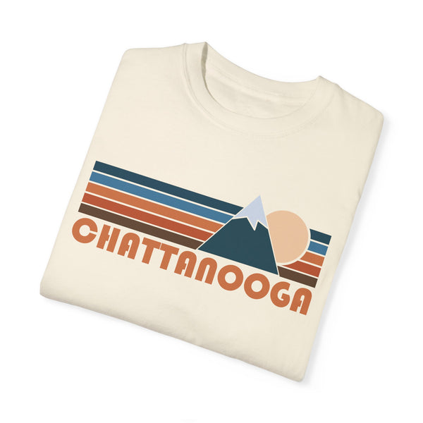 Chattanooga, Tennessee Graphic Tee, Comfort Colors Retro Unisex Chattanooga T shirt, Mountain Adventure Shirt