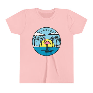 Buy pink Florida Youth T-Shirt - Unisex Kids Florida Shirt