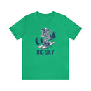 Big Sky, Montana T-Shirt - Skeleton Skier Unisex Big Sky Shirt-4