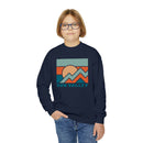 Sun Valley, Idaho Youth Sweatshirt - Unisex Kid's Sun Valley Crewneck Sweatshirt-7