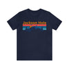 Jackson Hole, Wyoming Shirt - Mountain Sunset Unisex Jackson Hole T-Shirt