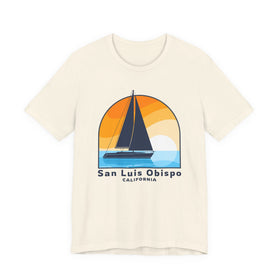 San Luis Obispo, California T Shirt - Sailboat Tee - 0