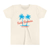 Santa Barbara, California Youth Shirt - Retro Palm Tree Santa Barbara Kid's T-Shirt