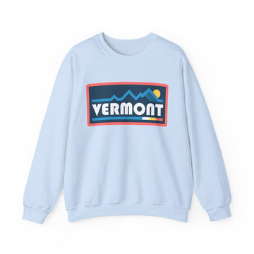 Buy light-blue Vermont Sweatshirt - Mountain Graphic Crewneck