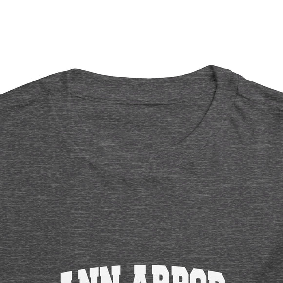 Ann Arbor, Michigan Toddler Graphic Tee - Kids Ann Arbor Vacation T-Shirt