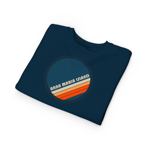 Anna Maria Island, Florida Toddler Sweatshirt - Retro Anna Maria Island Toddler Crewneck Sweatshirt