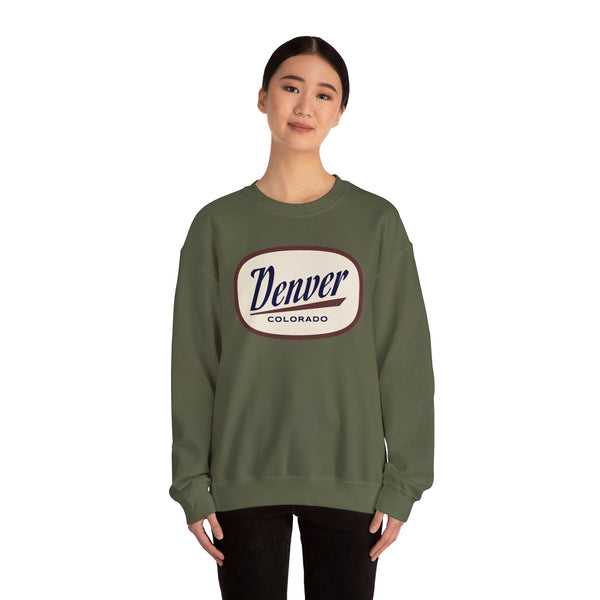 Denver, Colorado Sweatshirt - Unisex Retro Crewneck Denver Sweatshirt