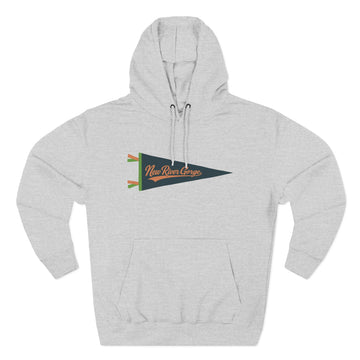 Buy heather-grey Premium New River Gorge National Park Fleece Hoodie