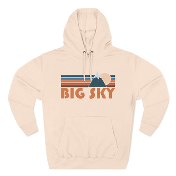 Big Sky, California Hoodie - Retro Mountain Unisex Sweatshirt