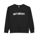 Salt Lake City, Utah Sweatshirt - Salt Lake City Toddler Crewneck Sweatshirt-3