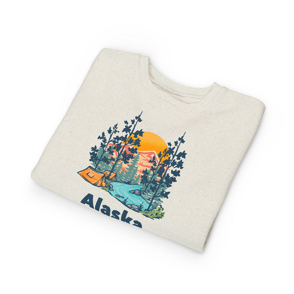 Alaska Toddler Sweatshirt - Alaska Toddler Crewneck Sweatshirt