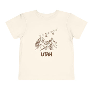 Utah Toddler T-Shirt — Vintage Gondola Ski Mountain Tee
