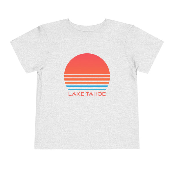 Lake Tahoe, California Toddler T-Shirt - Retro 80s Toddler Lake Tahoe Shirt