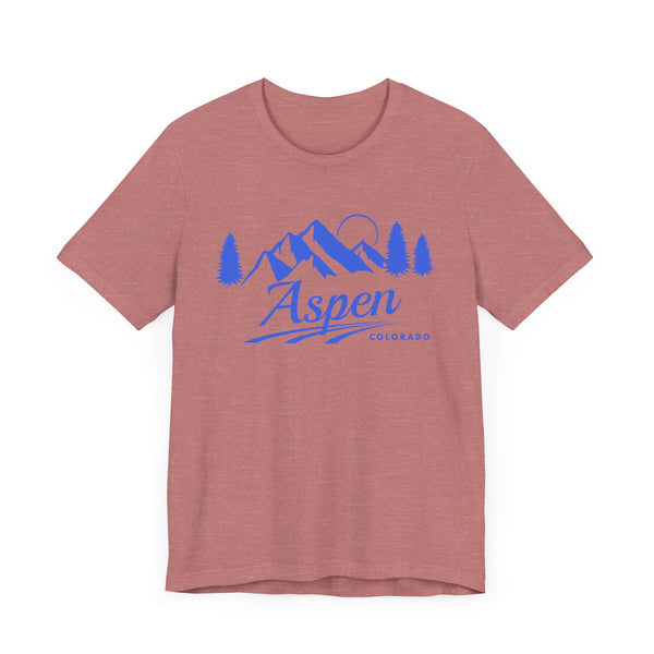 Aspen, Colorado T-Shirt - Retro Mountain Unisex Aspen Shirt