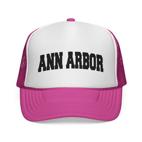 Buy pink Ann Arbor, Michigan Collegiate Style Trucker Hat