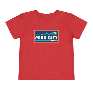 Buy heather-red Park City, Utah Toddler Graphic Tee - Kids Park City T-Shirt